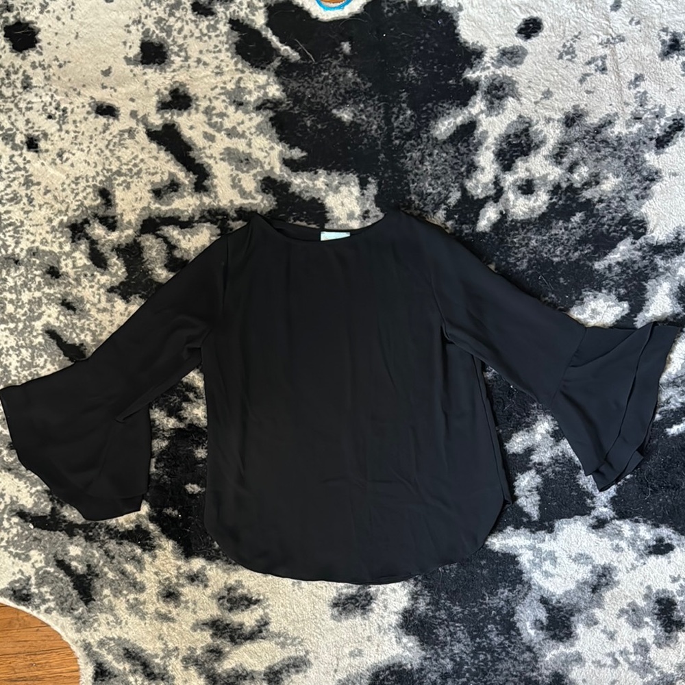 Veronica M.  Black Women’s Blouse